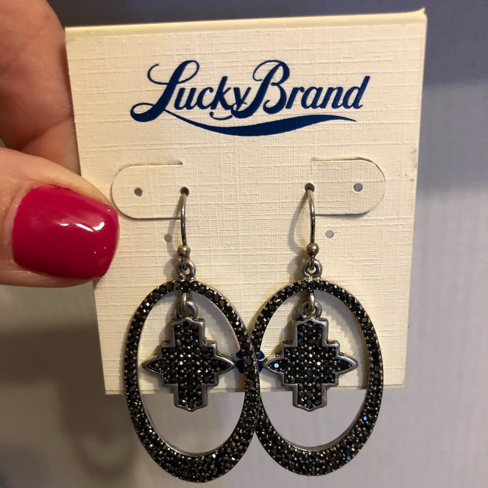 Lucky Brand Black Earrings